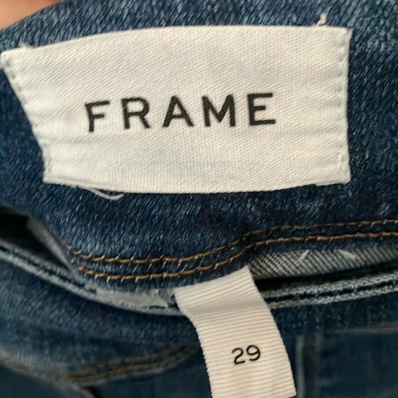 FRAME: Le Francoise Jeans- Sidonia- side zip, pockets, bootcut- 29 - Picture 2 of 16